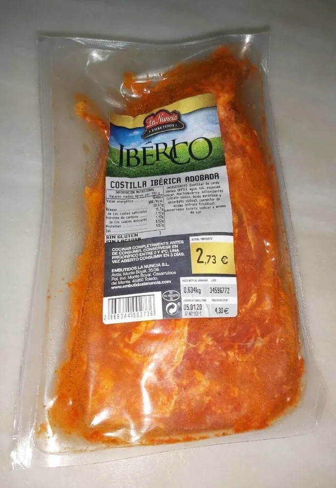 Costilla Ibérica Adobada