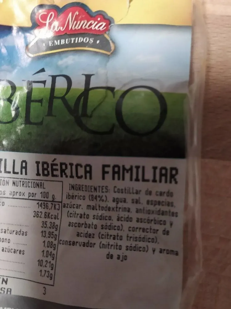 Costilla ibérica familiar