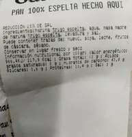 Pan espelta 100%