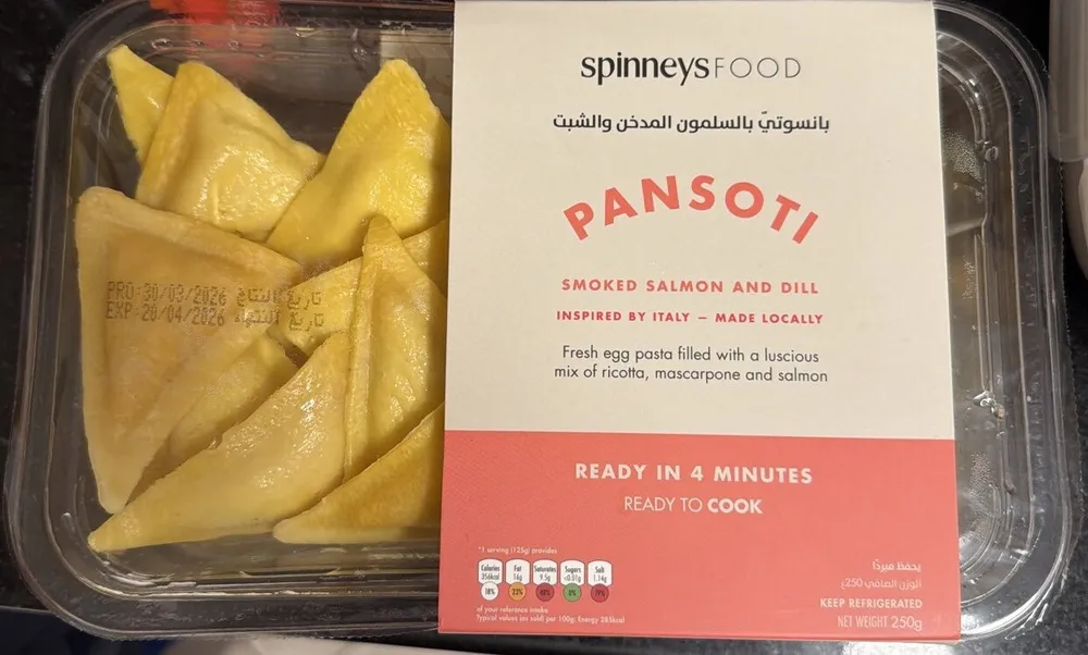 Smoked Salmon and Dill Pansoti