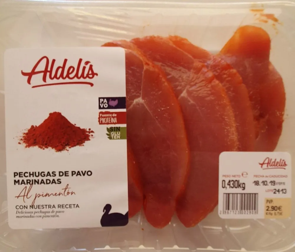 Pechugas de pavo marinadas