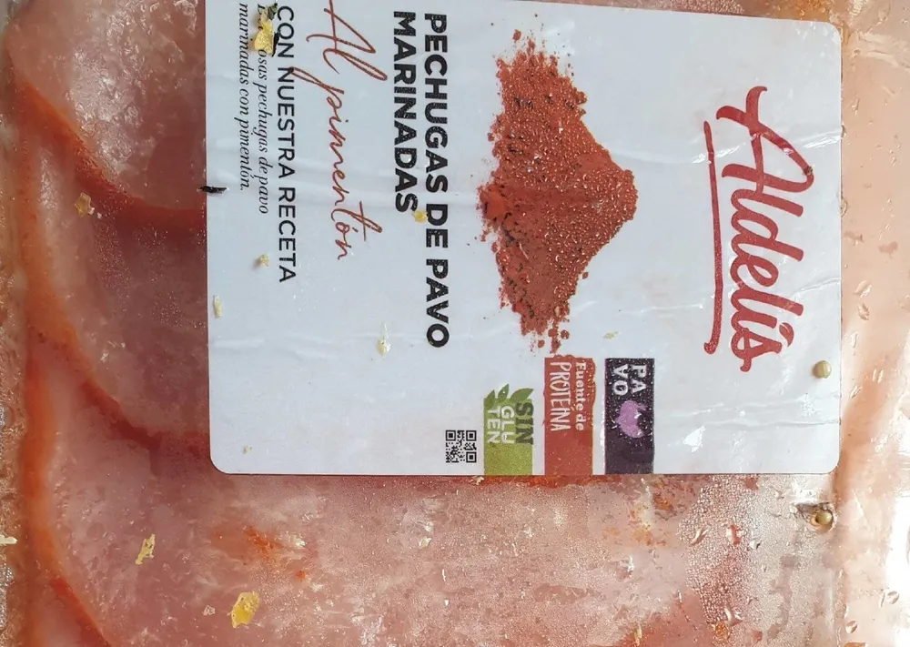 Pechuga de pavo marinadas