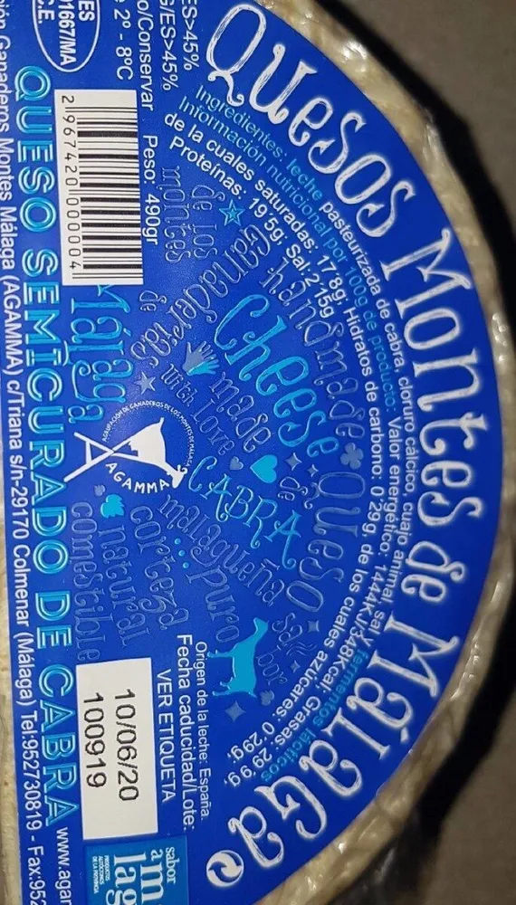 Queso semicurado de cabra