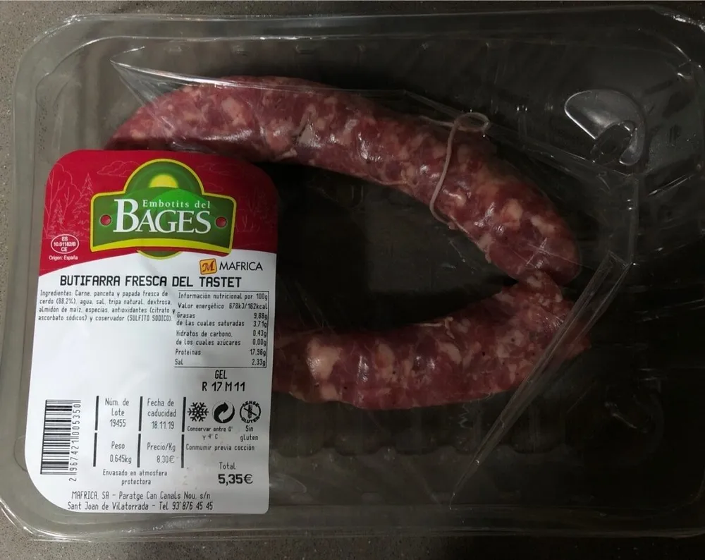 Butifarra fresca del Tastet