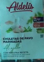 Chuletas de pavo marinadas