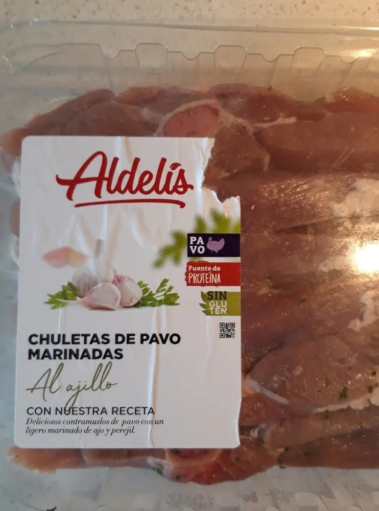 Chuletas de Pavo marinadas