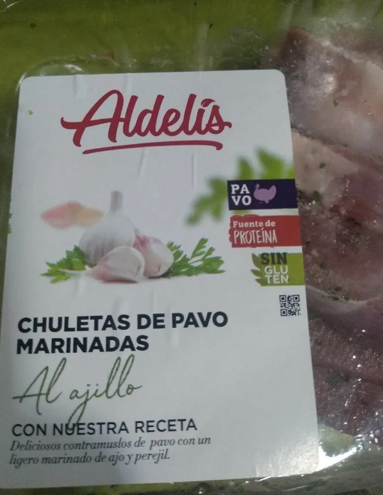 Chuletad de pavo marinadas