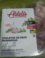 Chuletad de pavo marinadas