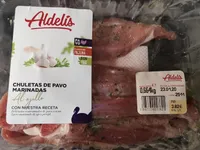 Chuletas de pavo marinadad