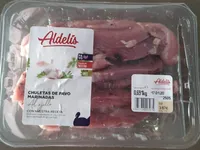 Chuletas de pavo marinadas al ajillo
