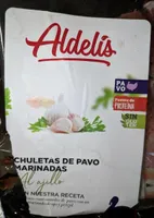 Chuletas de pavo marinadas