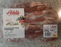 Chuletas de pavo marinadas