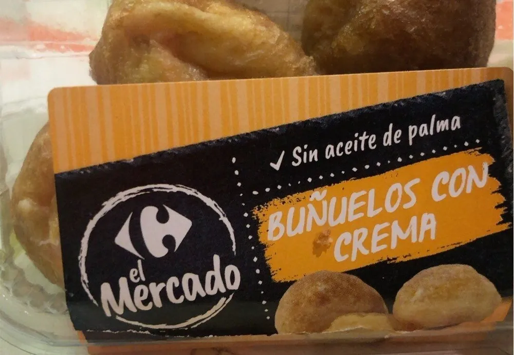 Buñuelos con crema
