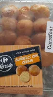 Buñuelos crema el mercado