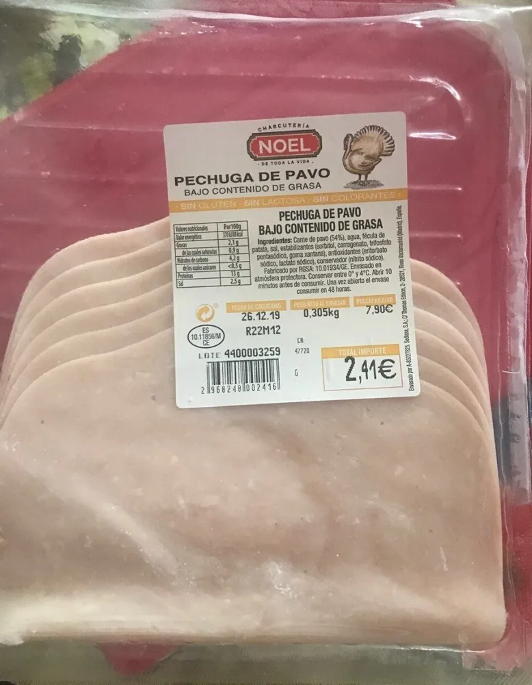 Pechuga de pavo NOEL