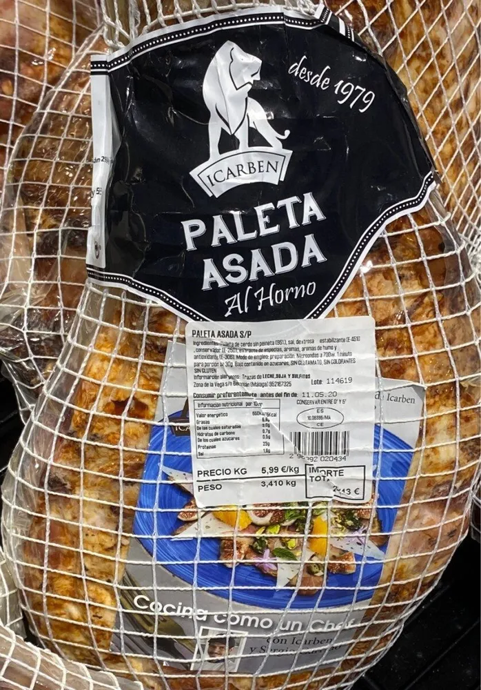 Paleta asada al horno