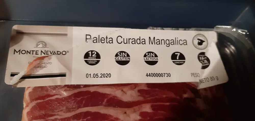 Paleta curada Mangalica