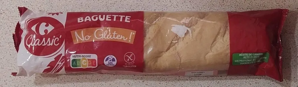 Baguette sin gluten