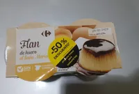Flan de huevo al baño maría