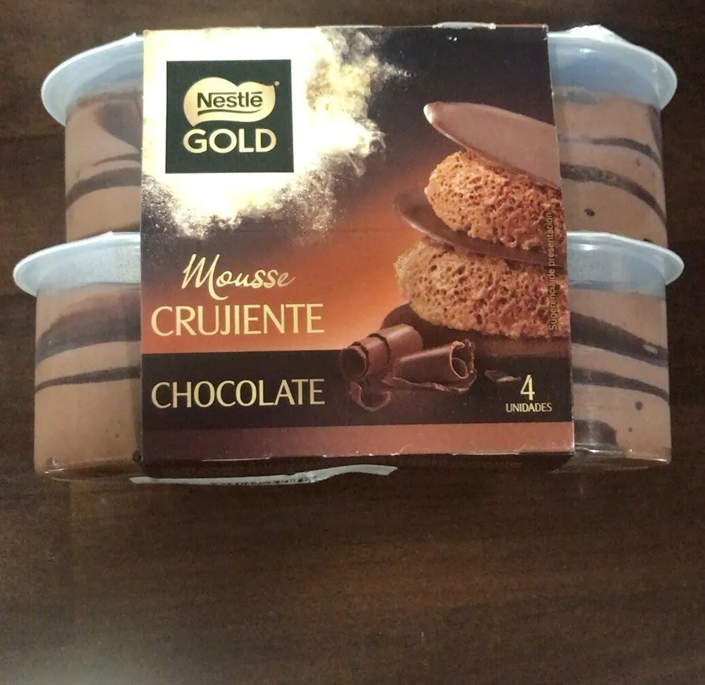 Mousse crujiente chocolate