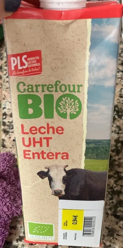 Leche UHT entera BIO