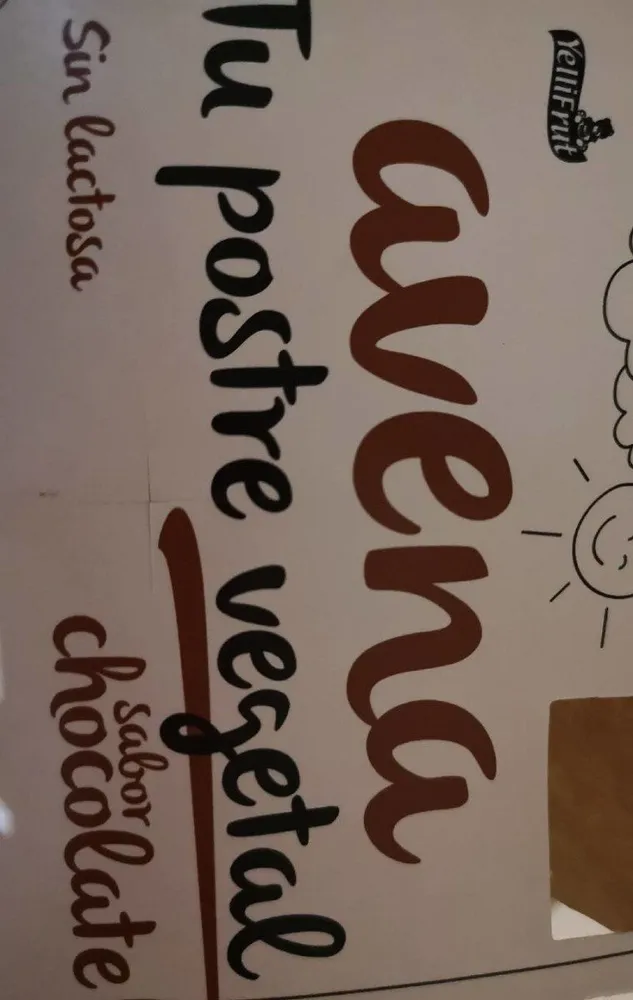Avena tu postre vegetal sabor chocolate