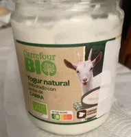 Yogur natural elaborado con lleche de cabra