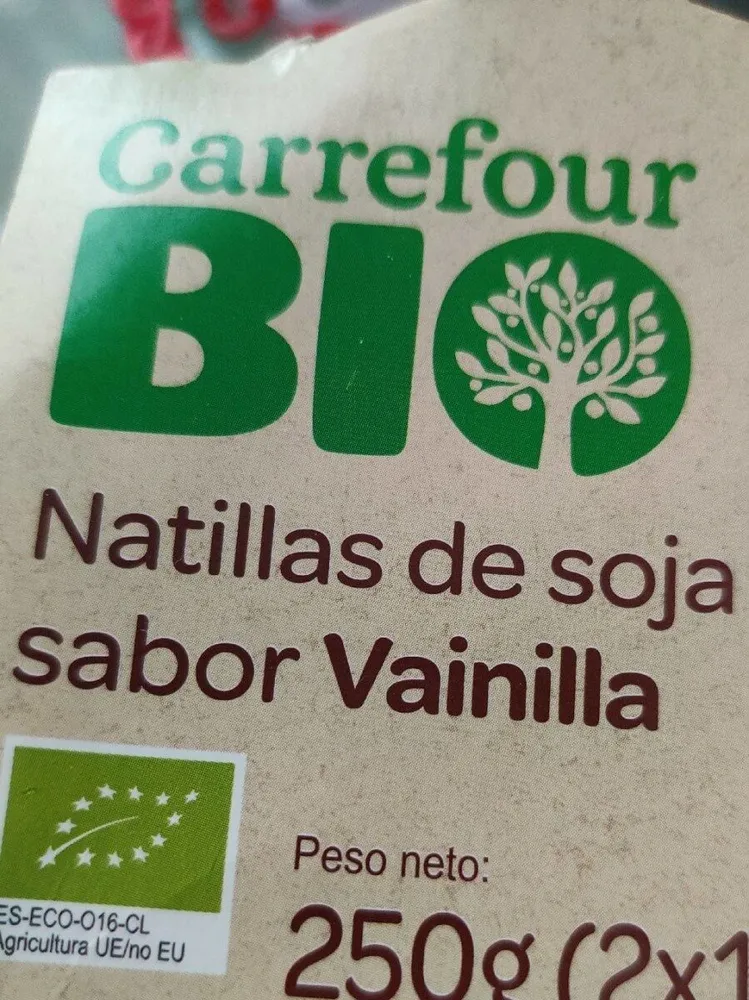 Natillas de soja