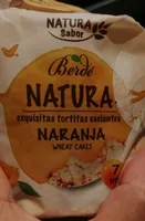 Tortitas saciante sabor naranja