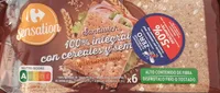 Sensation sándwich 100 integral con cereales y semillas