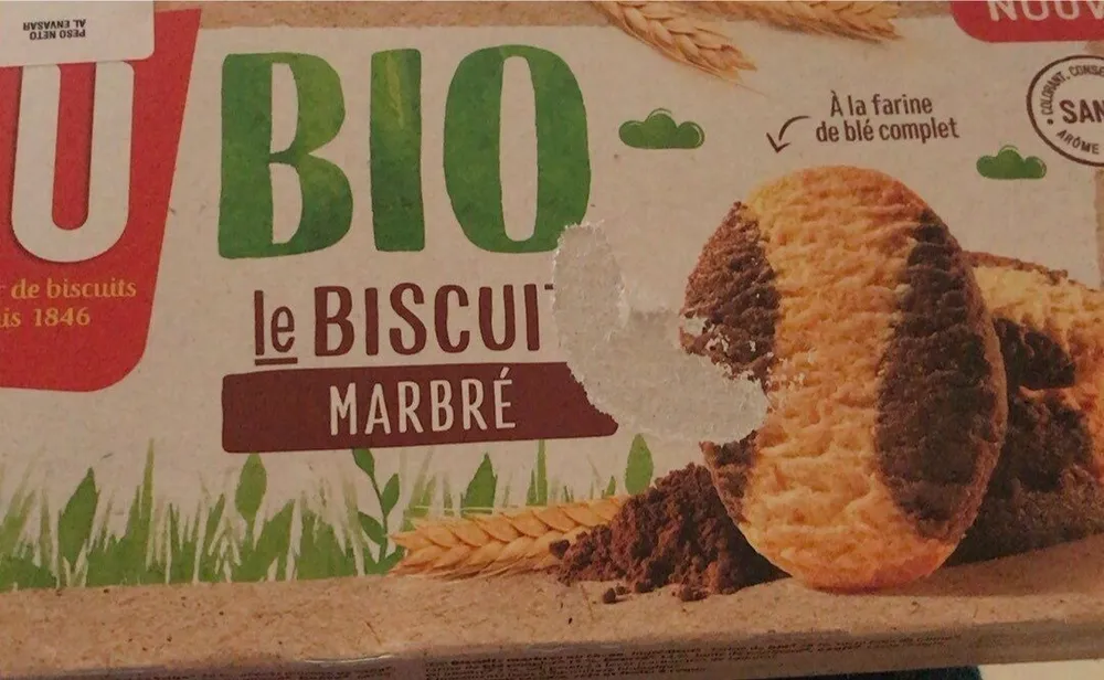Bio biscuit marbré