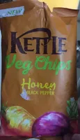 Veg chips, honey & black pepper