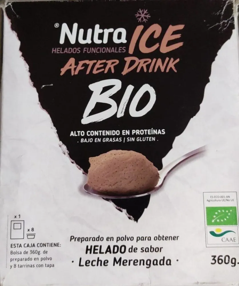 After drink leche merengada