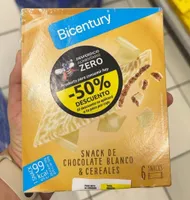 Snack de chocolate blanco