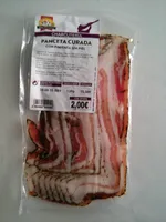 Panceta curada con pimienta sin piel