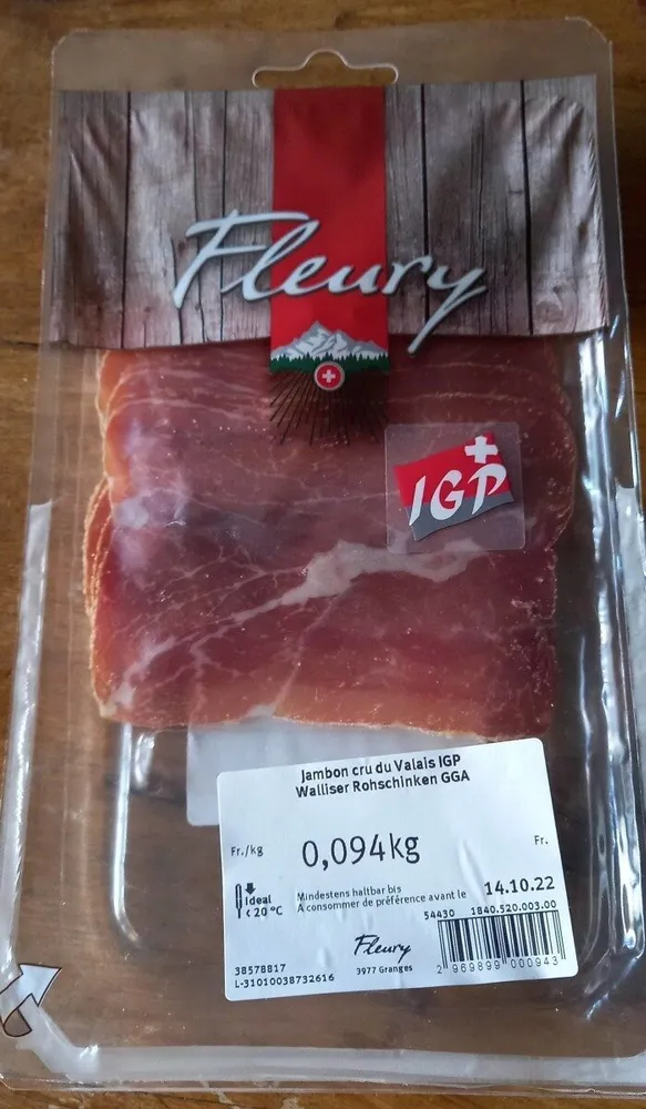 Jambon cru du Valais IGP