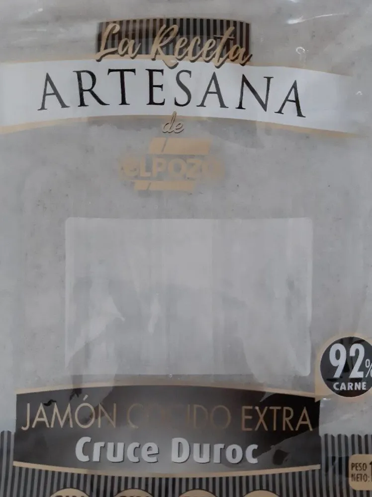 Jamón cocido extra cruce Duroc