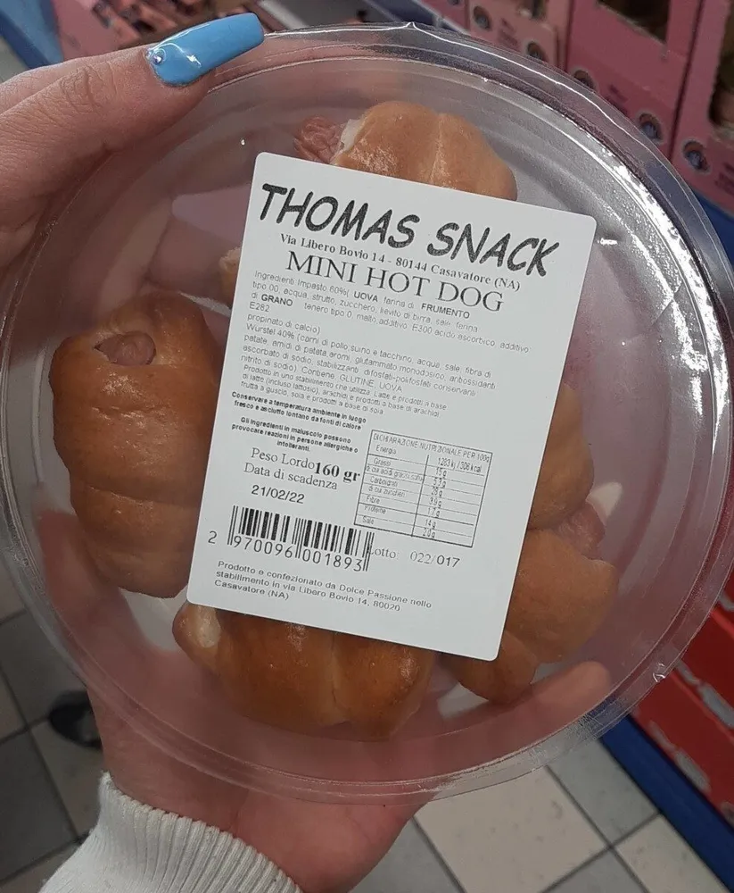 Mini hot dog