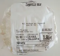 Ziegenrolle natur