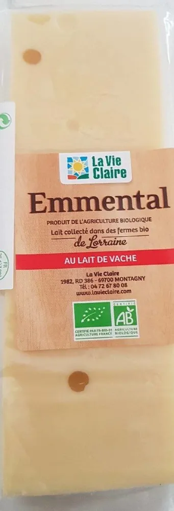 Emmental de lorraine au lait de vache
