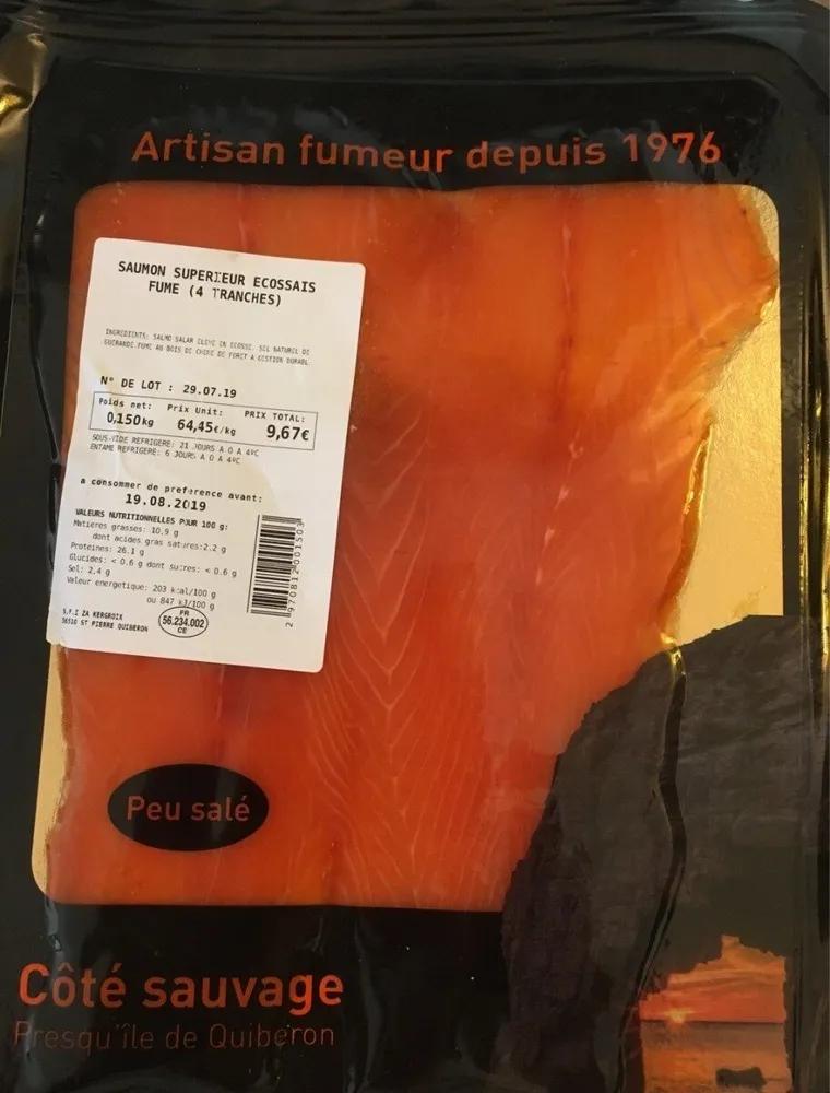 Saumon superieur ecossais