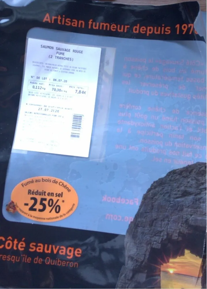 Saumon sauvage rouge