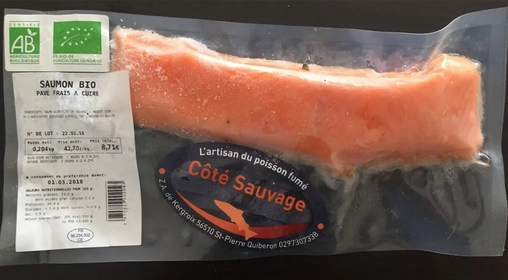 Saumon BIO pavé frais à cuire