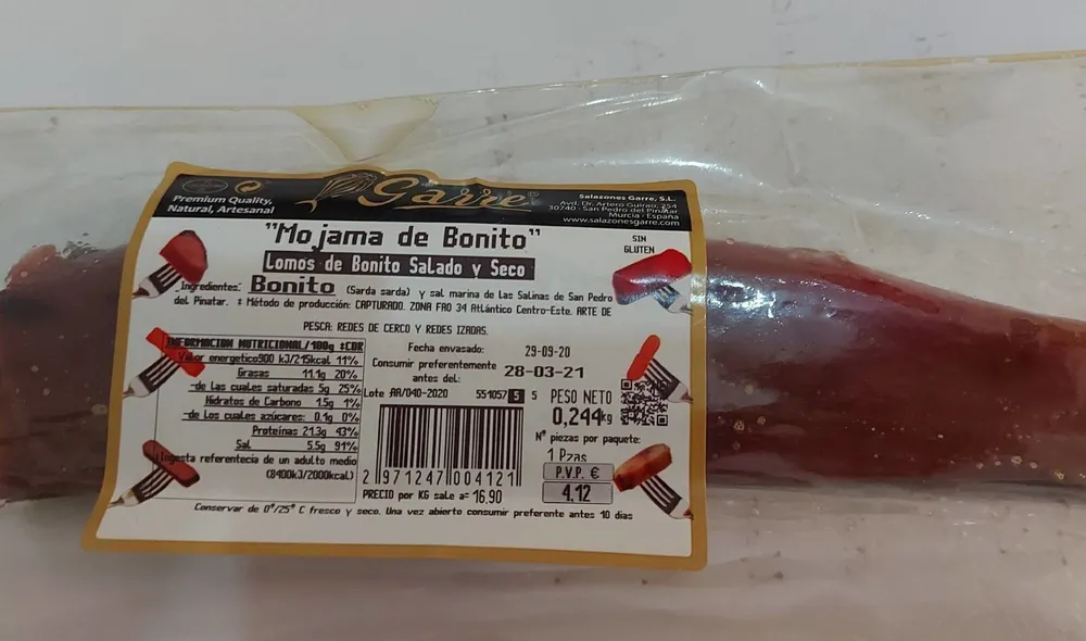 Mojama de bonito