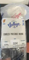 Chorizo porciones oreado