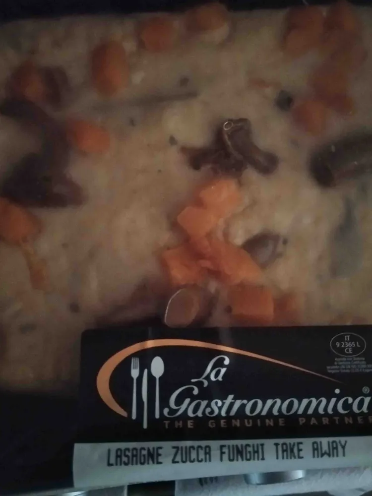 Lasagne Zucca Funghi Take Away