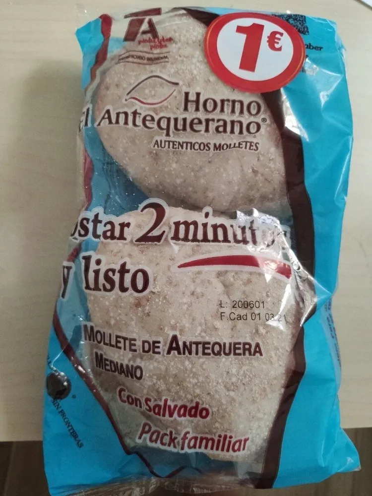 Mollete de Antequera con salvado