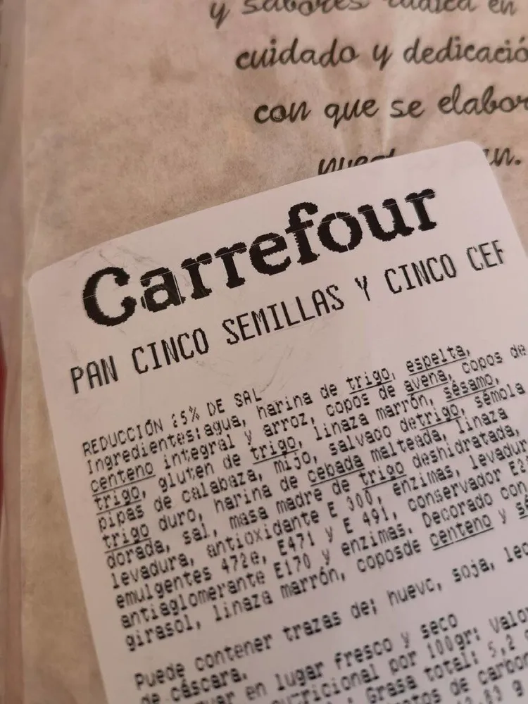 Pan 5 semillas y 5 cereales