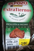 Escalopín de vacuno marinado