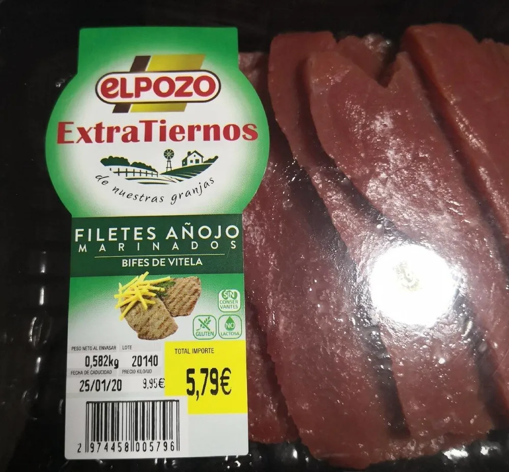 Filetes de añojo marinados